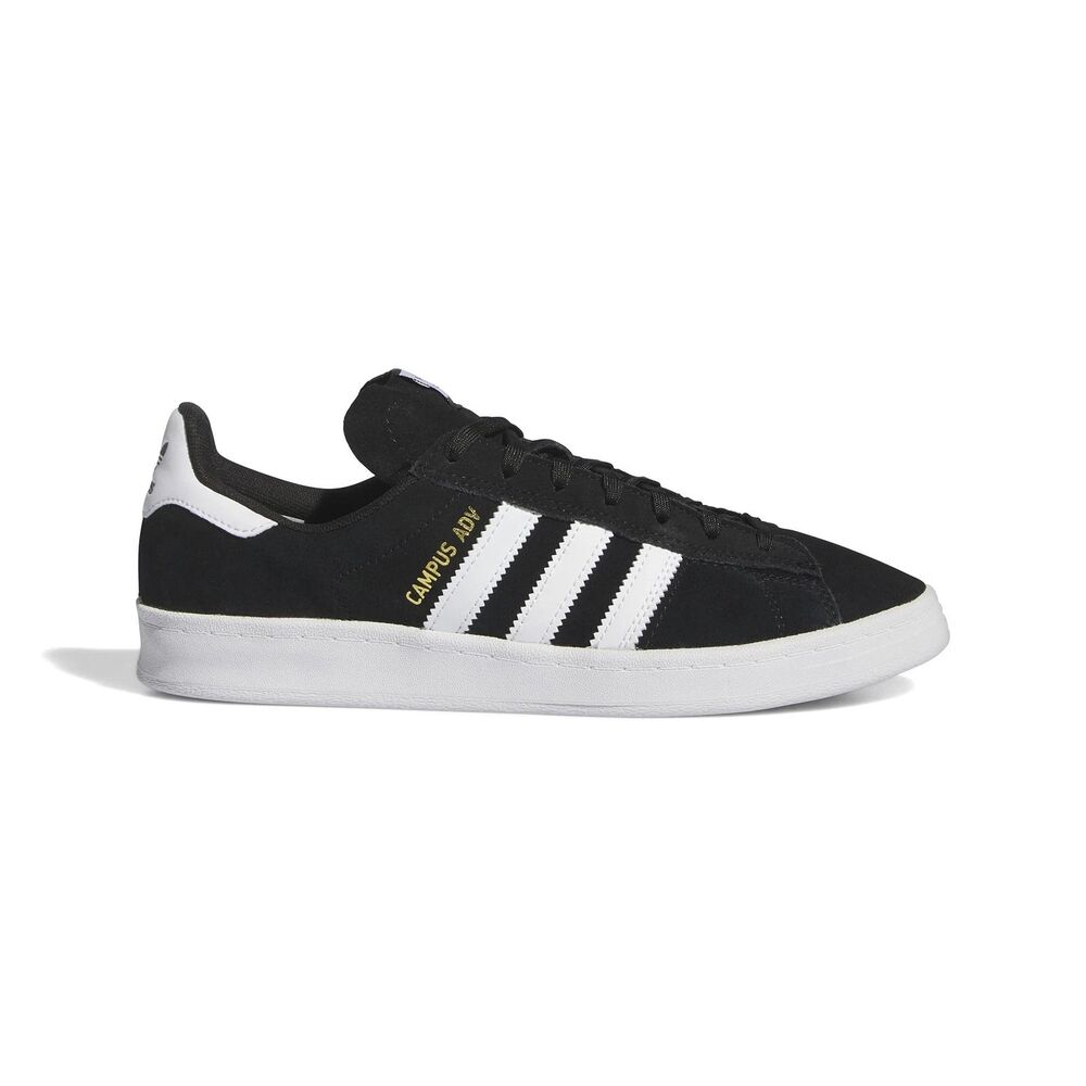 Adidas Campus ADV Sneakers Core Black/Cloud White Men's Size 11.5 - (B22716)